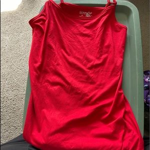 Red camisole